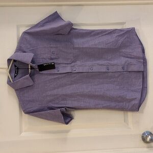 Travis Mathew Lavender Casual Button Down Shirt NWT Size S